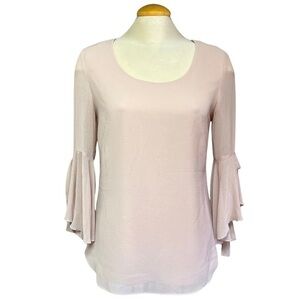 Le Chateau Blush Pink Blouse Women's Small | Mid-Length Sleeves | GUC